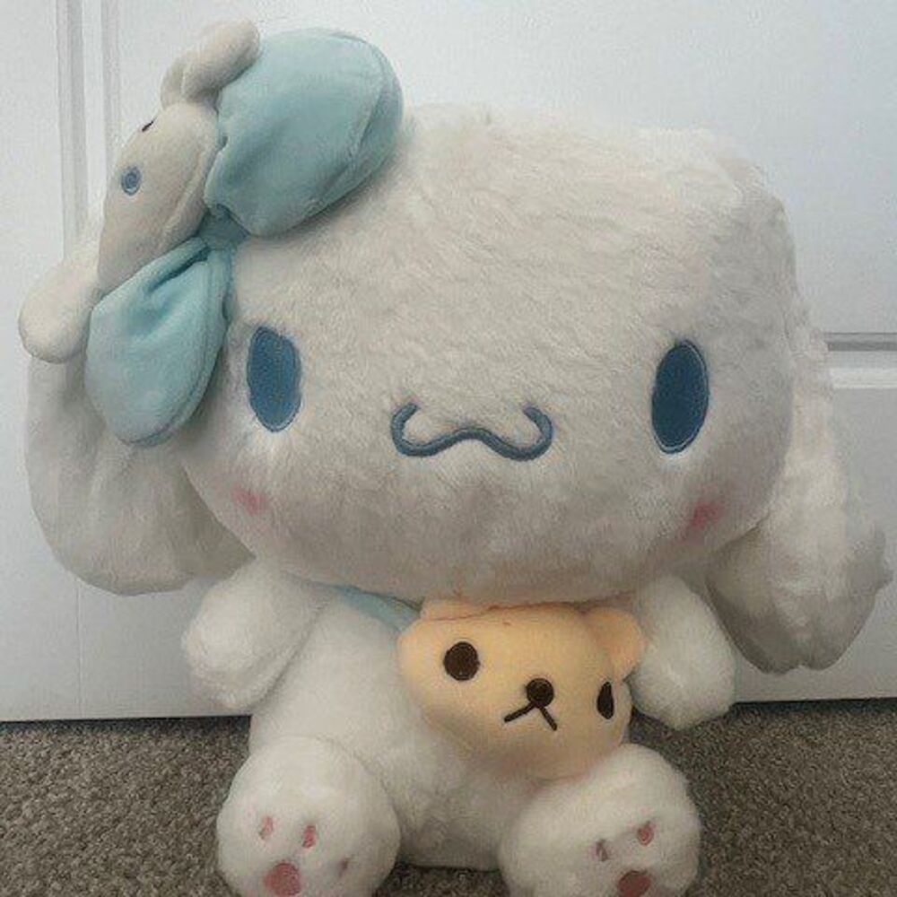 Cinnamoroll Plush Holding Teddy Bear